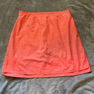 Woolrich Women’s Golf Tennis Skirt Coral Pink size 8 mini skirt